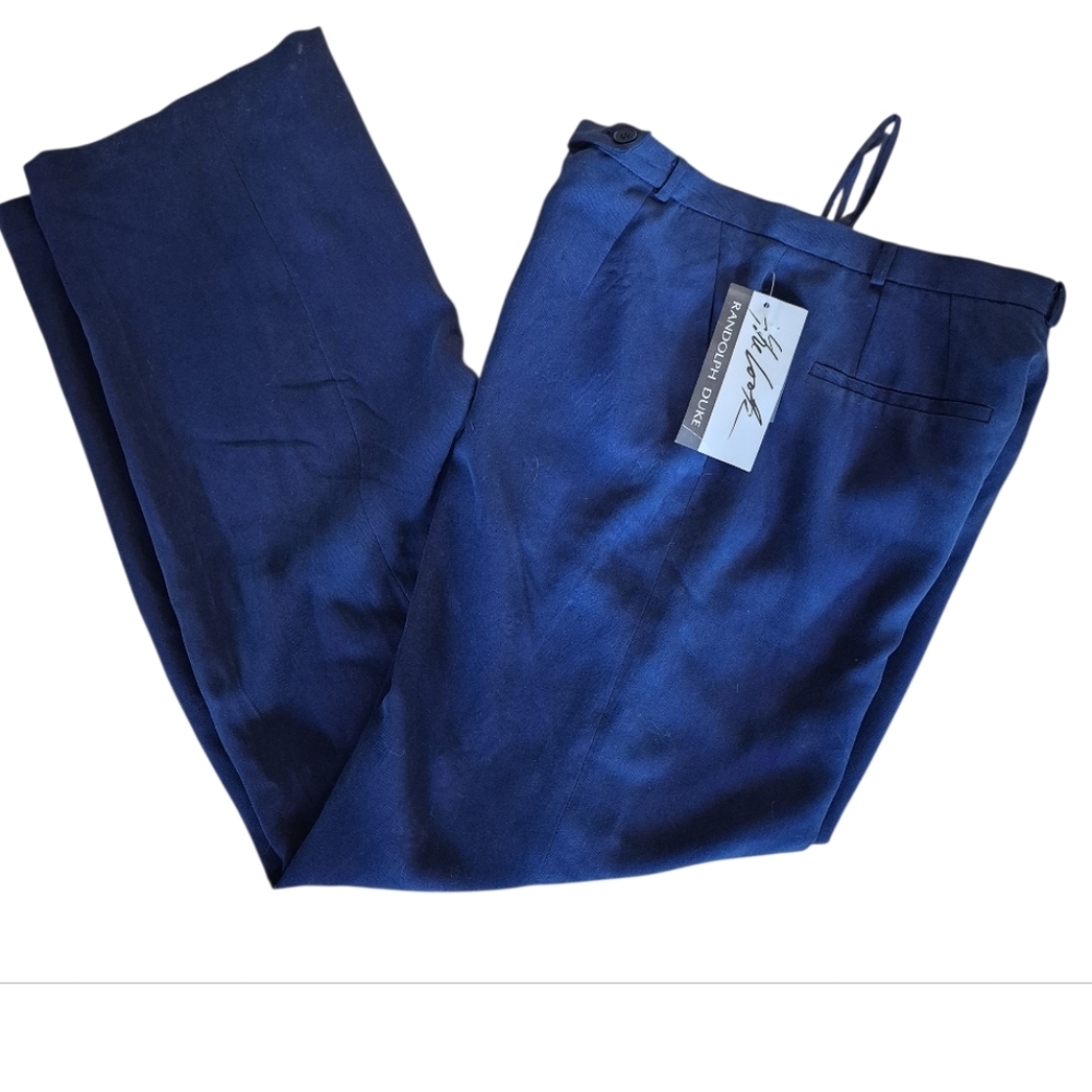 NWT Randolph Duke The Look Size 6 100% Silk Lined Pants